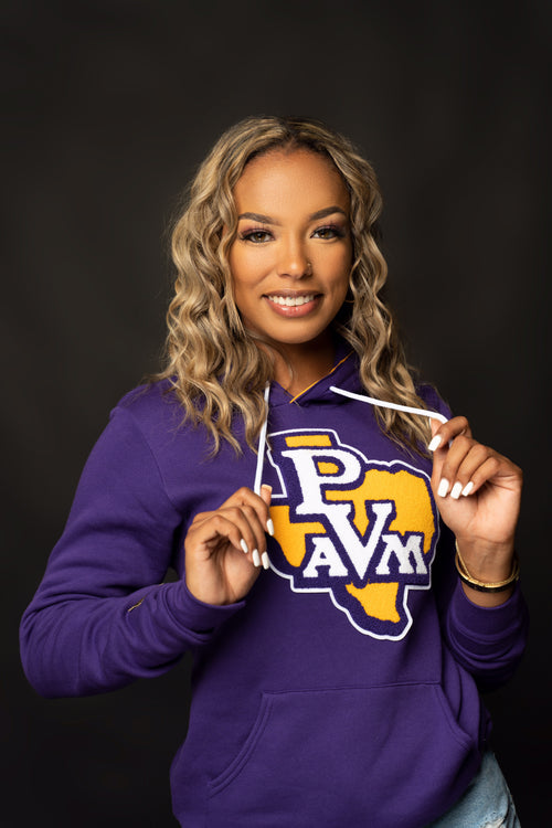 Prairie View A&M Panthers Letterman Hoodie